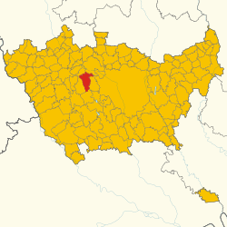 Map of Cornaredo (Metropolitan City of Milan, region Lombardy, Italy 2024)